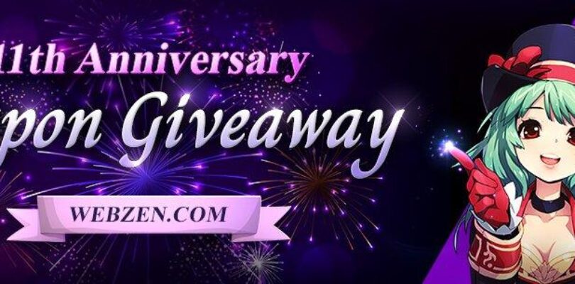 Webzen 11th Anniversary Giveaway [ENDED]