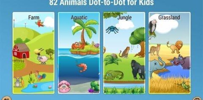 Free 82 Animals Dot-to-Dot for Kids [ENDED]