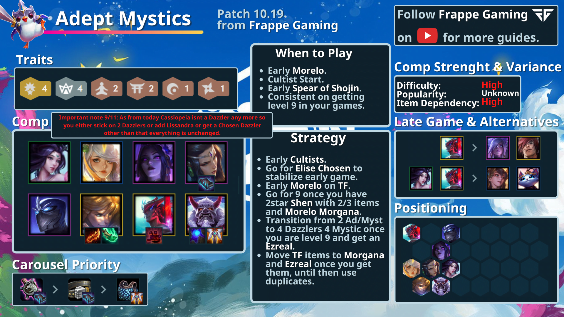 Adept Mystic Guide Best Comps Cheat Sheet Teamfight Tactics Fates Pivotal Gamers - frappe game in roblox